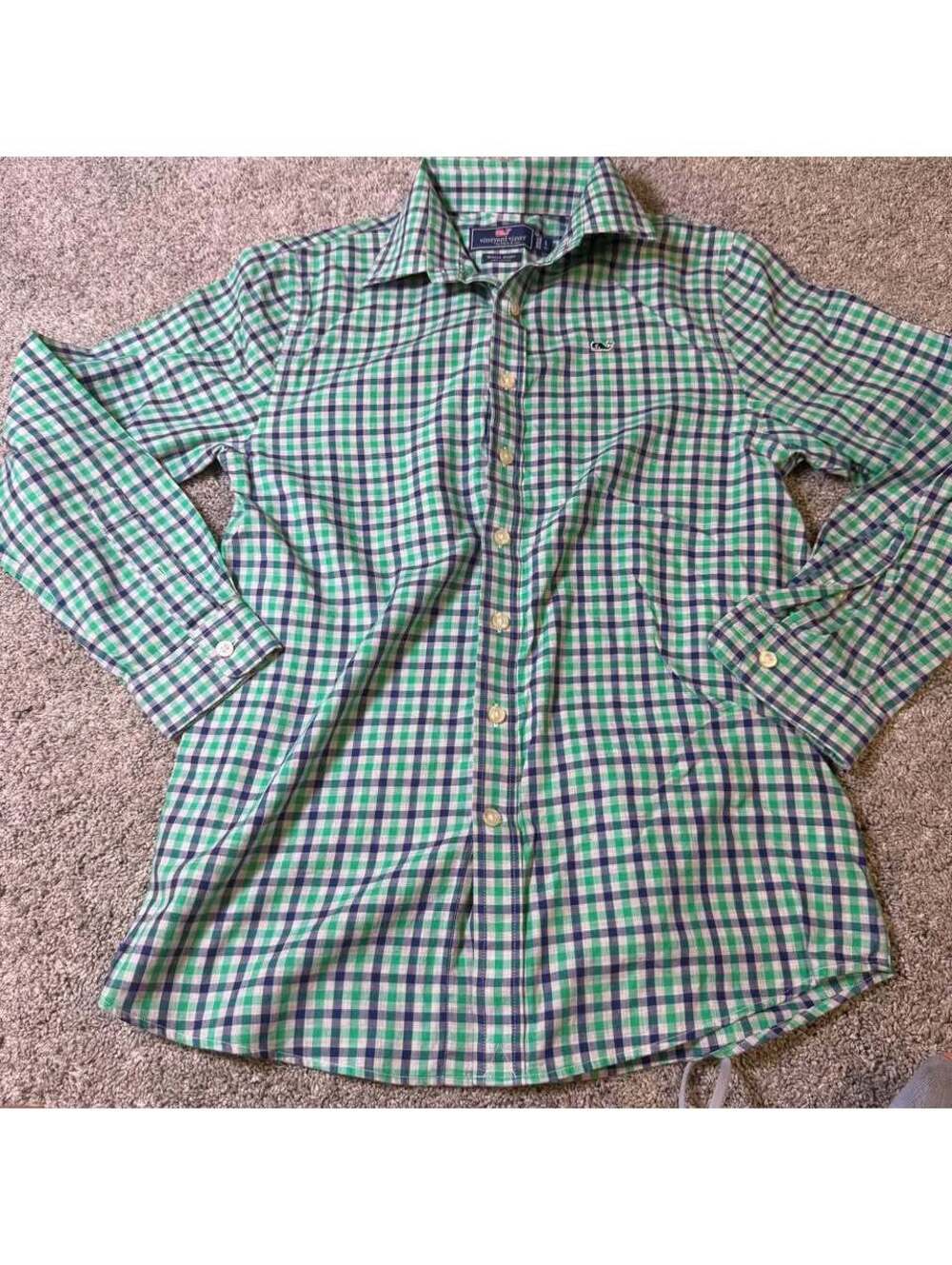 Vineyard Vines Boy’s Whale Shirt Boys Size Large
